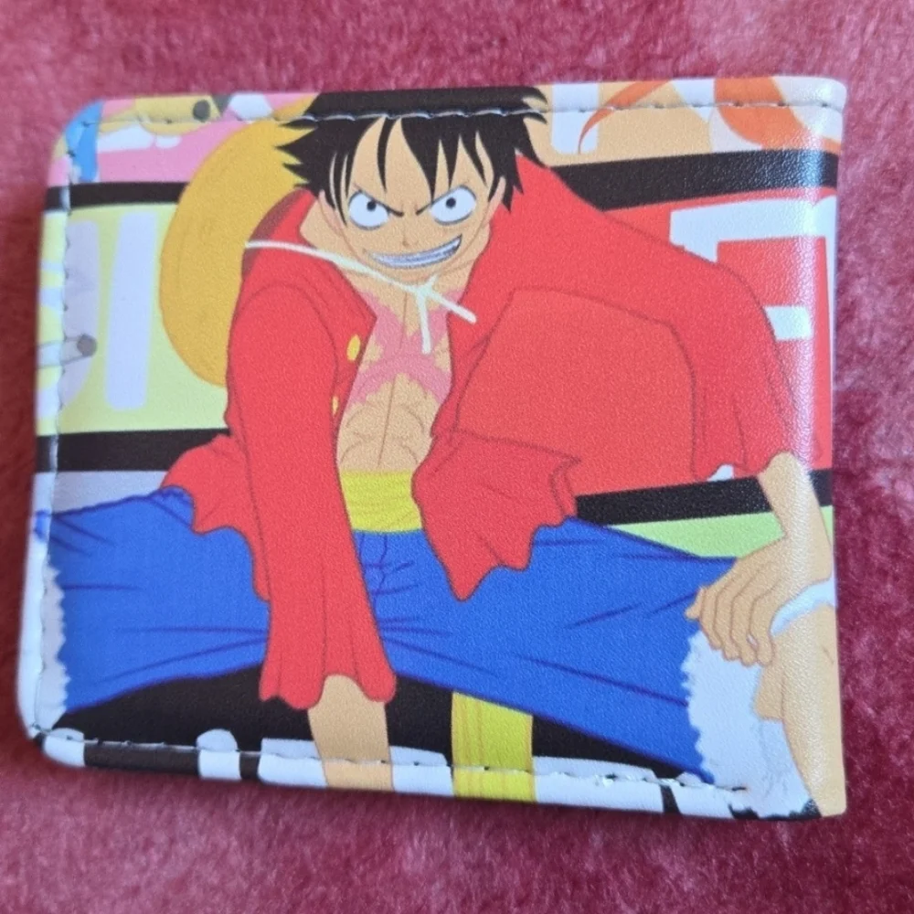 New one piece anime manga leather wallet